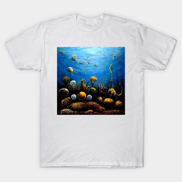 Sea creatures #2 T-Shirt by endage